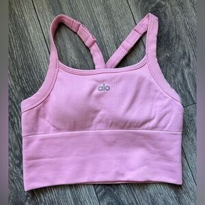 Alo Seamless Ribbed Favorite Bra Tank